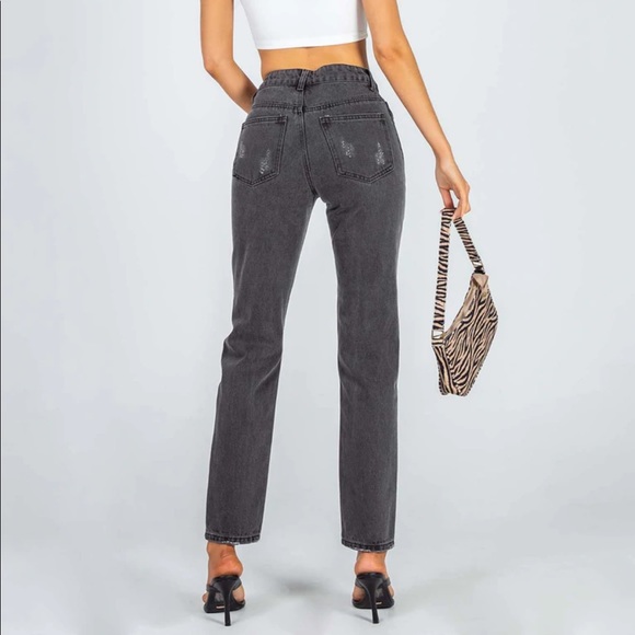 Princess Polly Zaneta Distressed Jeans - Picture 3 of 12